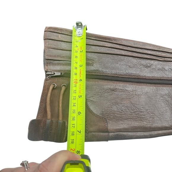 Merrell Vera Peak Espresso Leather Riding Boots Women’s 7 Brown Tall Zip - Picture 14 of 14